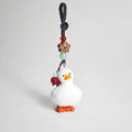 Hand Carved Wood Duck Keychain – Kawaii Little Duck Bag Charm